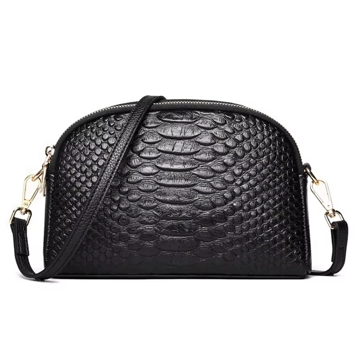 Léviane™ | Belle mini sac à bandoulière en simili cuir avec motif crocodile