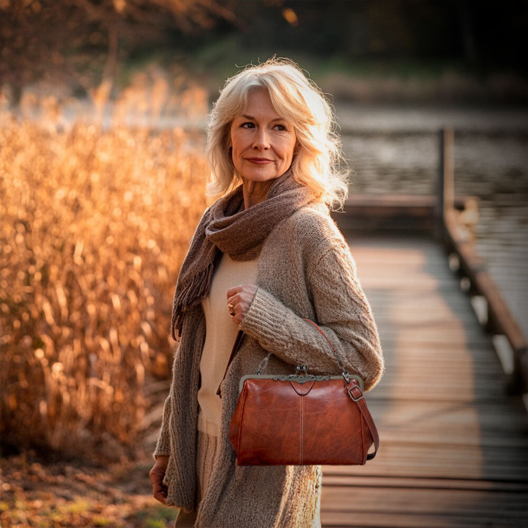 Léviane™ | Sac à main vintage élégant au charme intemporel