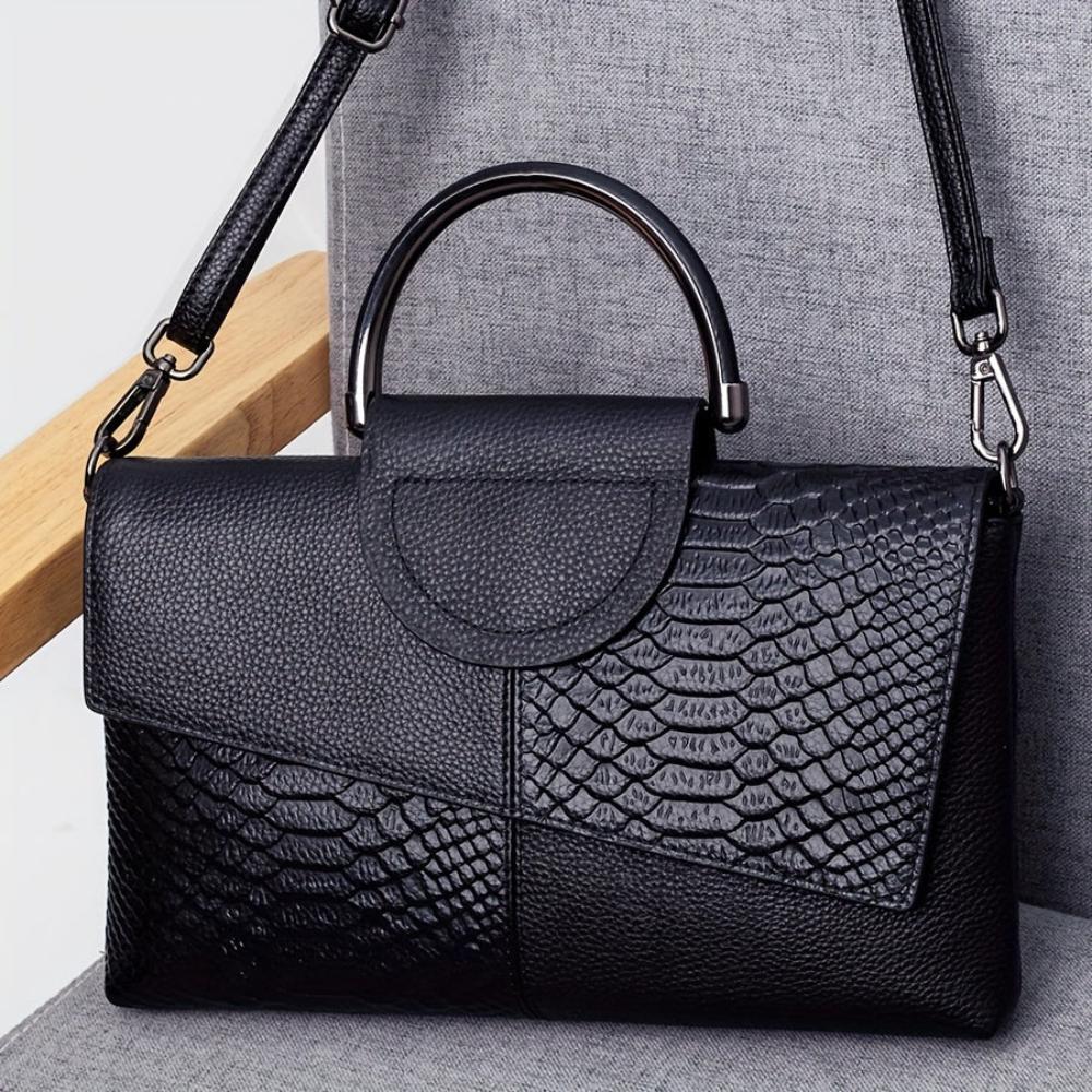 Léviane™ | Sac à Main avec Motif Crocodile Opulent