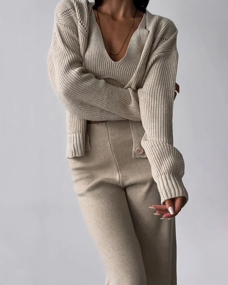 Léviane™ | Ensemble Tricoté Élégant