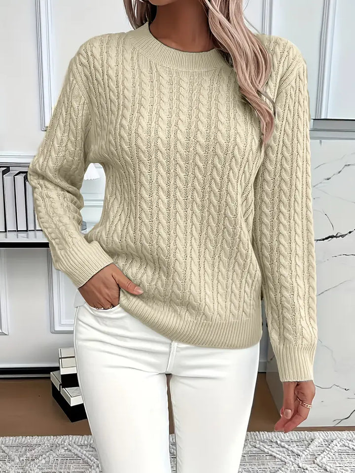 Léviane™ | Pull en tricot à cable