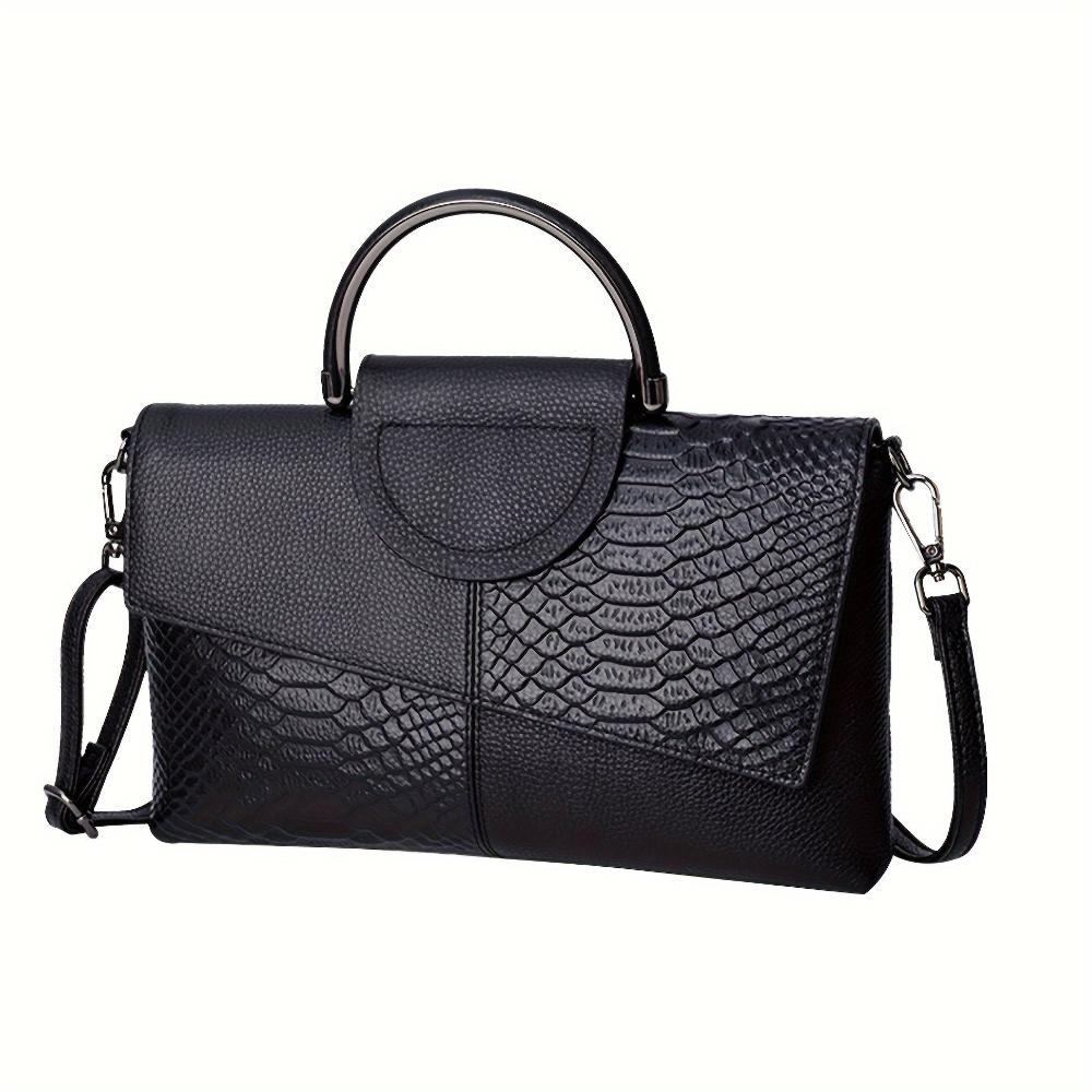 Léviane™ | Sac à Main avec Motif Crocodile Opulent