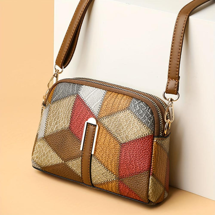 Léviane™ | Mini Sac Bandoulière Patchwork