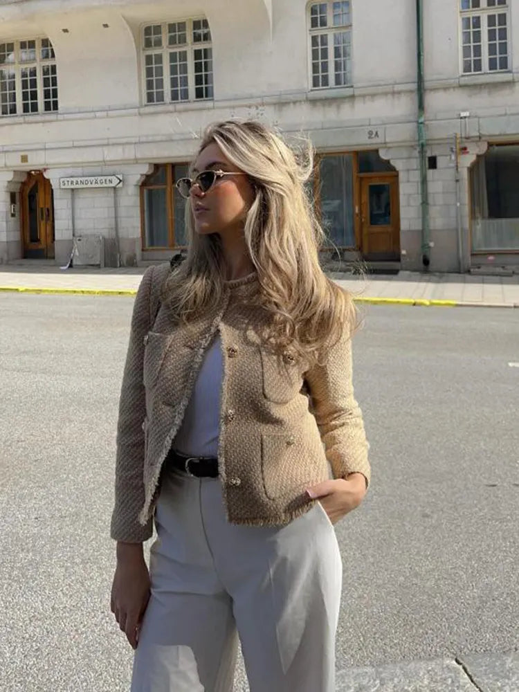 Léviane™ | Veste Chic Beige