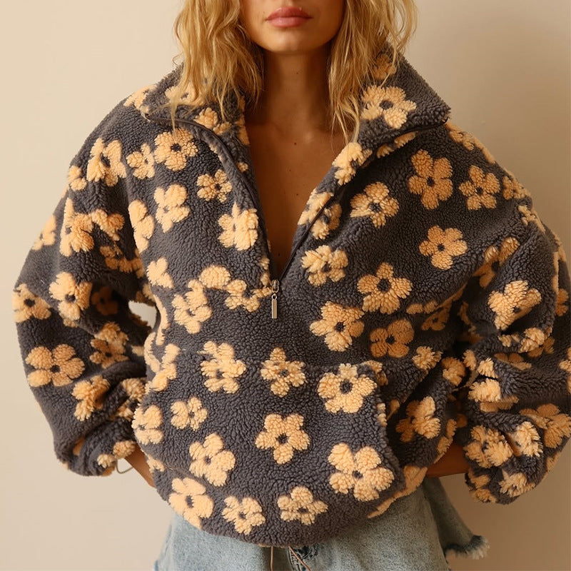 Léviane™ | Pull à imprimé floral
