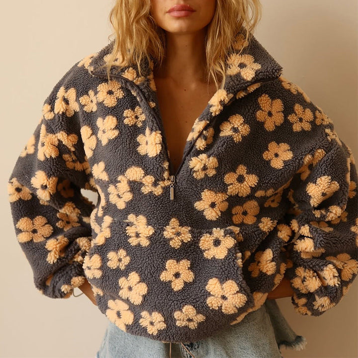 Léviane™ | Pull à imprimé floral