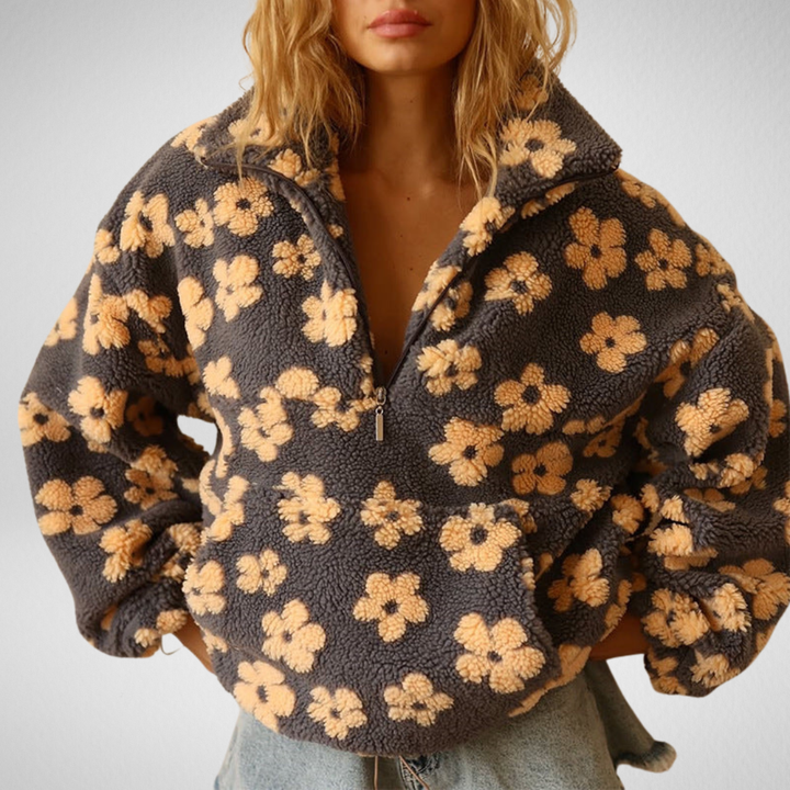 Léviane™ | Pull à imprimé floral