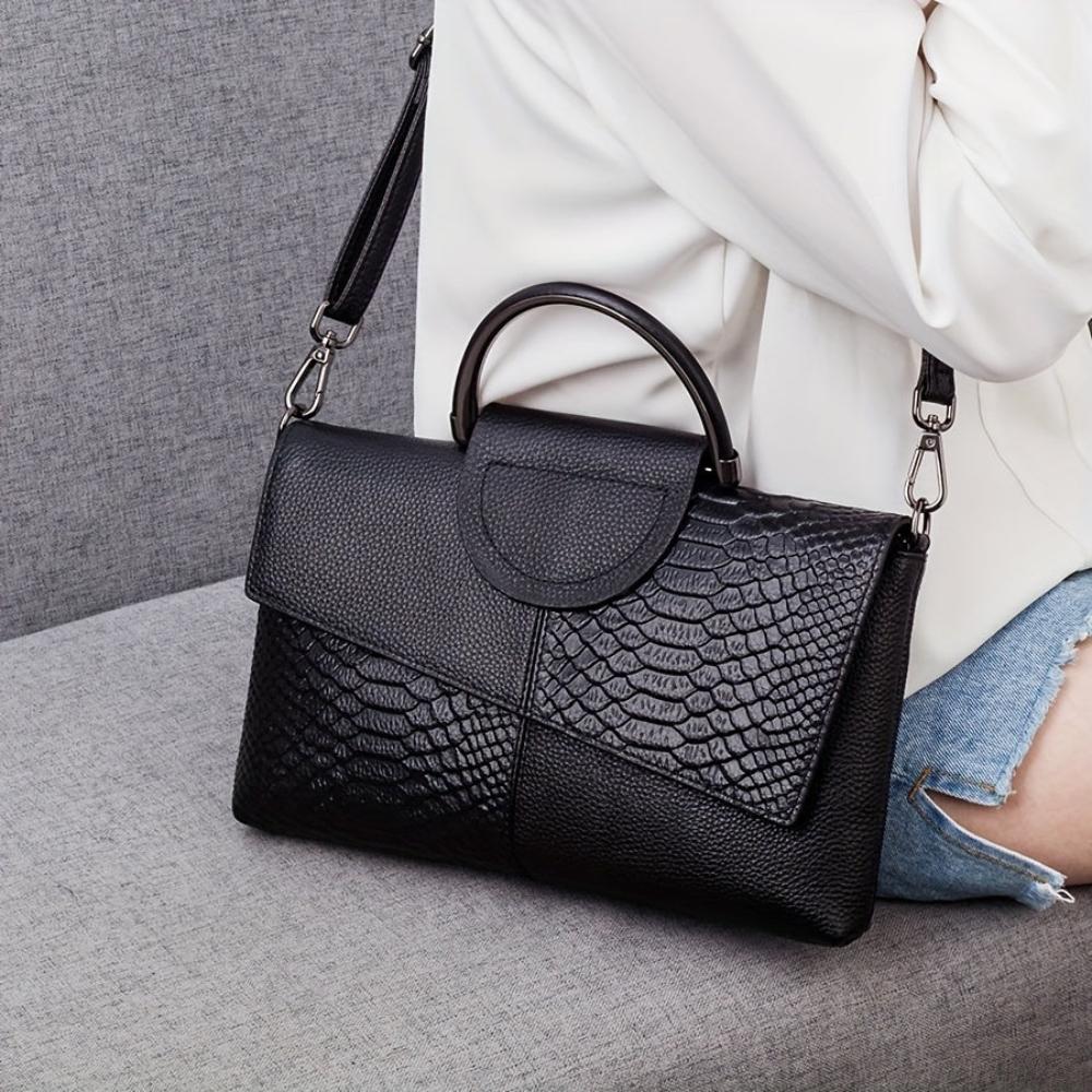Léviane™ | Sac à Main avec Motif Crocodile Opulent