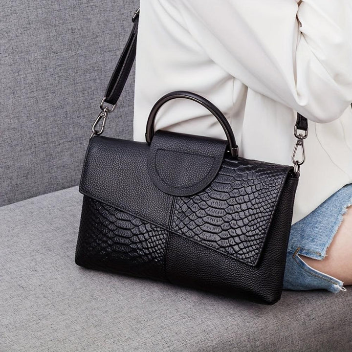 Léviane™ | Sac à Main avec Motif Crocodile Opulent