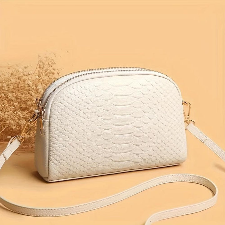 Léviane™ | Belle mini sac à bandoulière en simili cuir avec motif crocodile