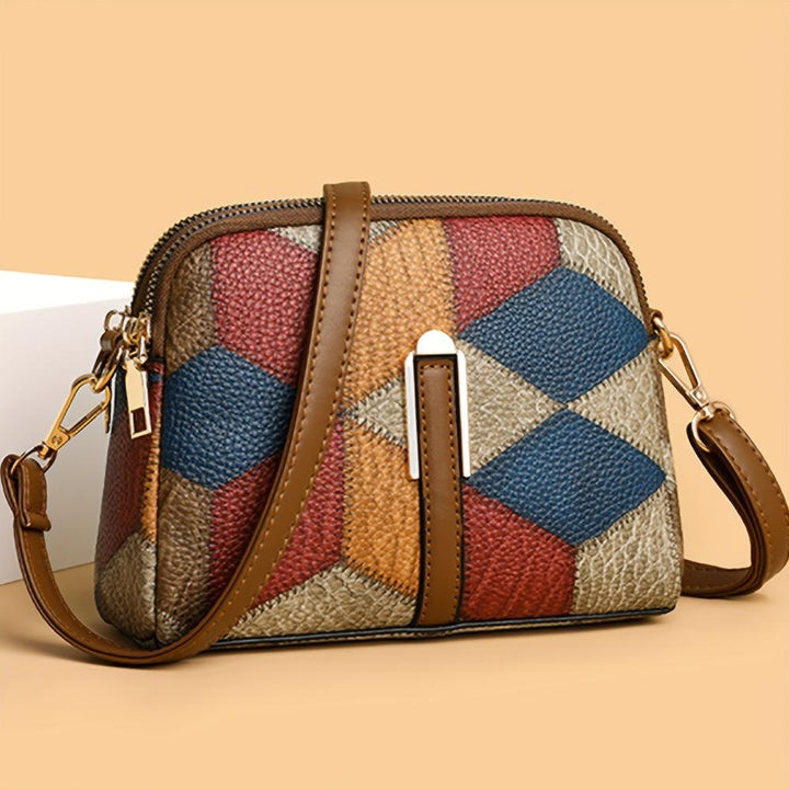 Léviane™ | Mini Sac Bandoulière Patchwork