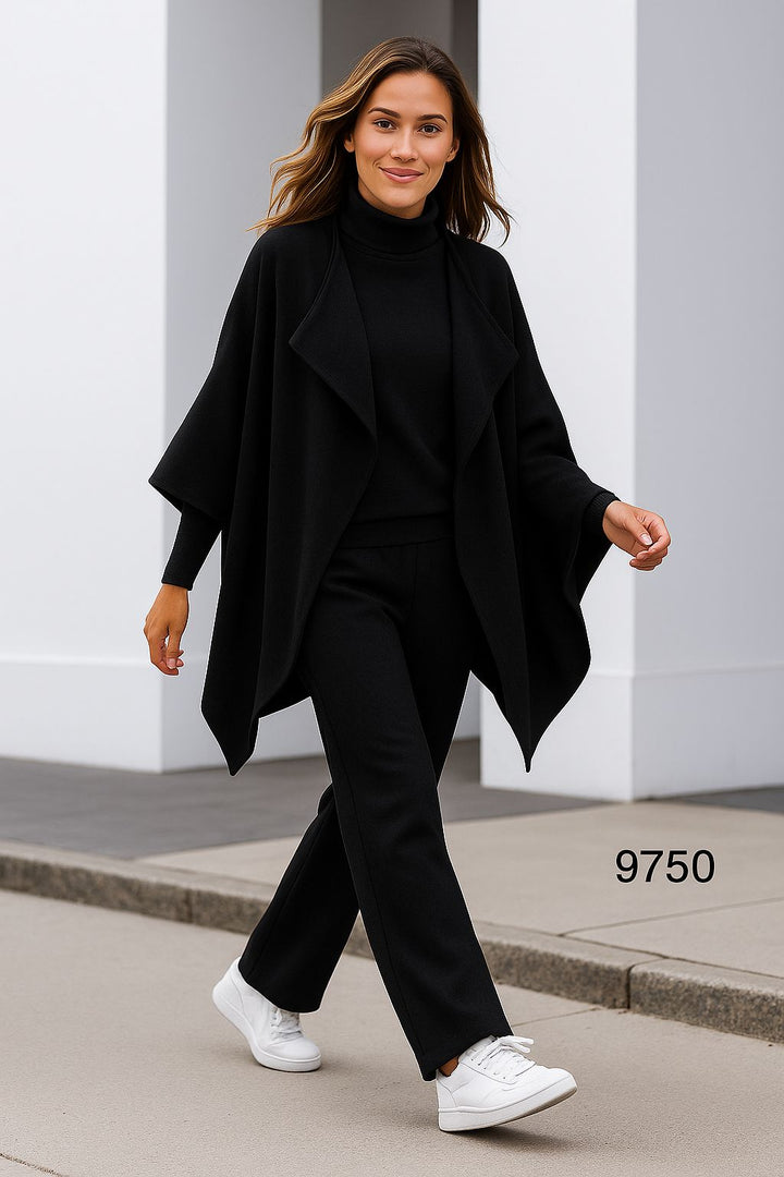 Léviane™  | Ensemble Cardigan, Maille & Pantalon