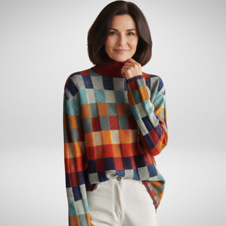 Léviane™ | Pull col roulé en cachemire