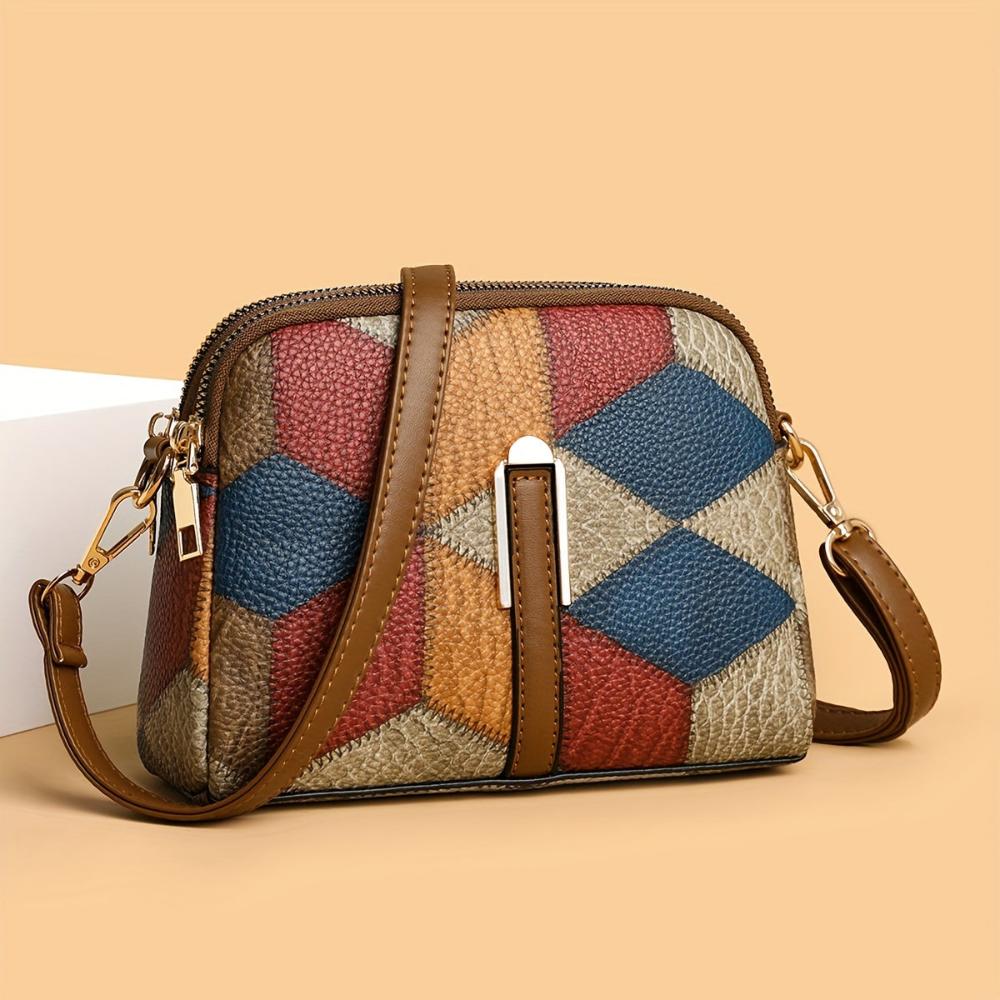Léviane™ | Mini Sac Bandoulière Patchwork