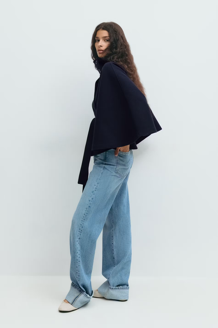 Léviane™ | Veste Cape à Ceinture