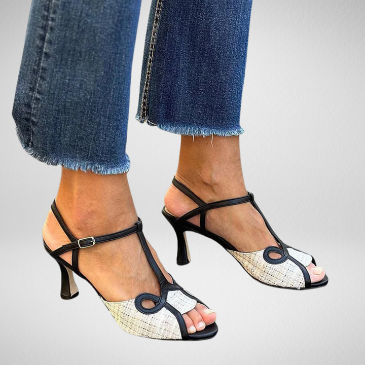 Léviane™  | Sandale en talon moyen style retro